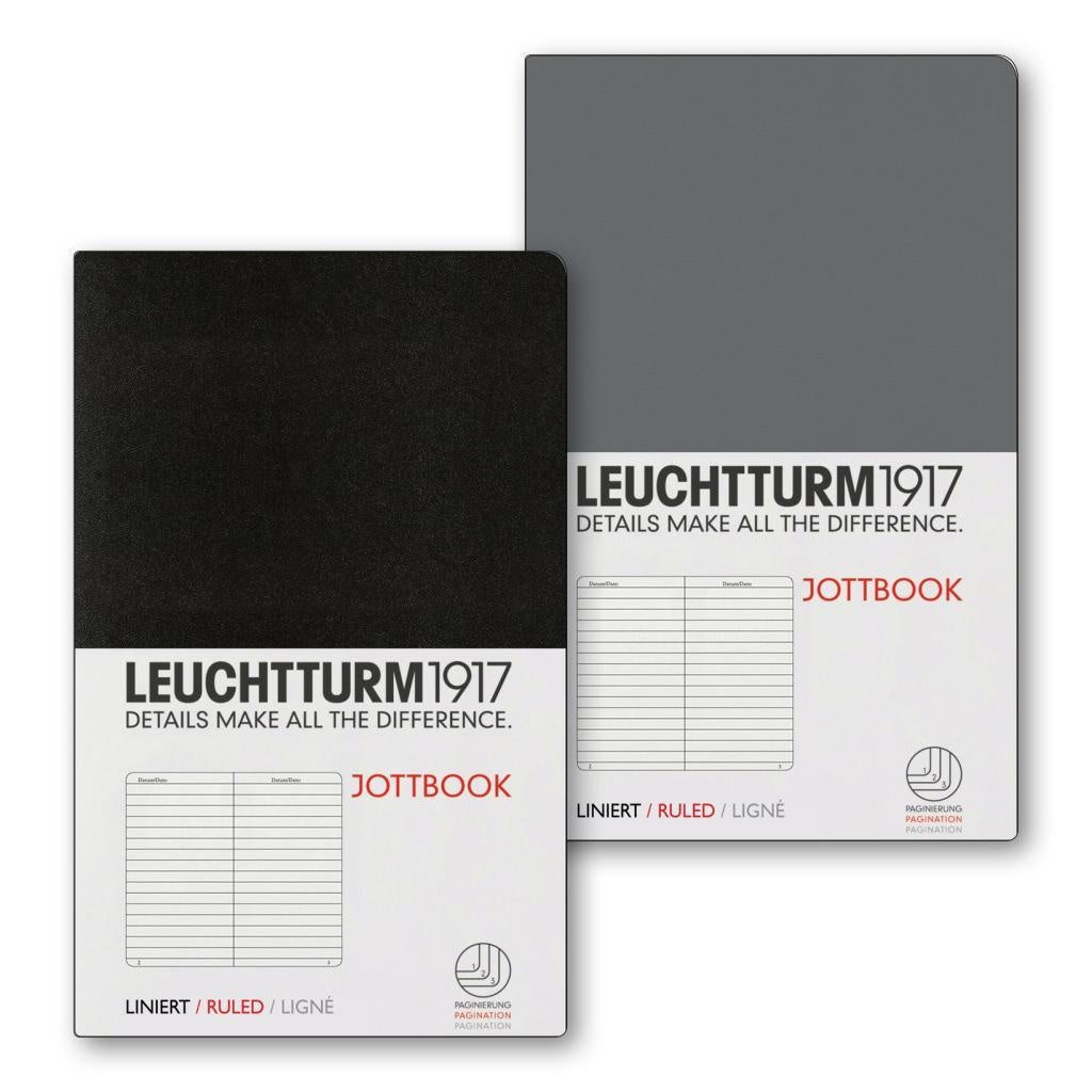 LEUCHTTURM1917 Jottbook Dotted A6 Anthracite & Black