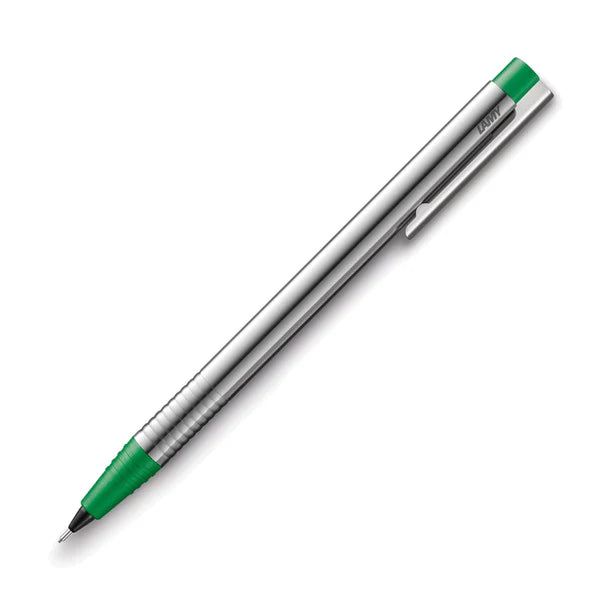 LAMY logo Mechanical Pencil - Stainless Steel with Matte Green (0.5mm)