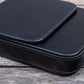 Galen Leather 6 Slot Magnum Opus Pen Case - Black (with Removable Pen Tray)