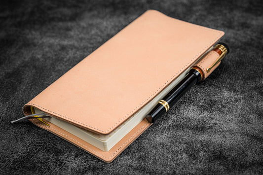 Galen Leather Slim Hobonichi Planner Cover - Undyed