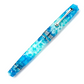 Leonardo Momento Zero Fountain Pen - Blue Aloha with Silver Trim