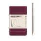 Leuchtturm1917 A6 Pocket Hardcover Plain Notepad - Port Red