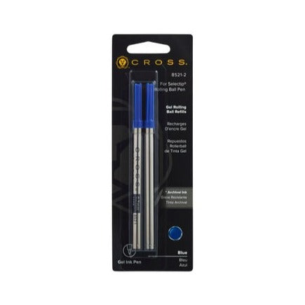 Cross Gel Rollerball Refill - Blue (2pk)