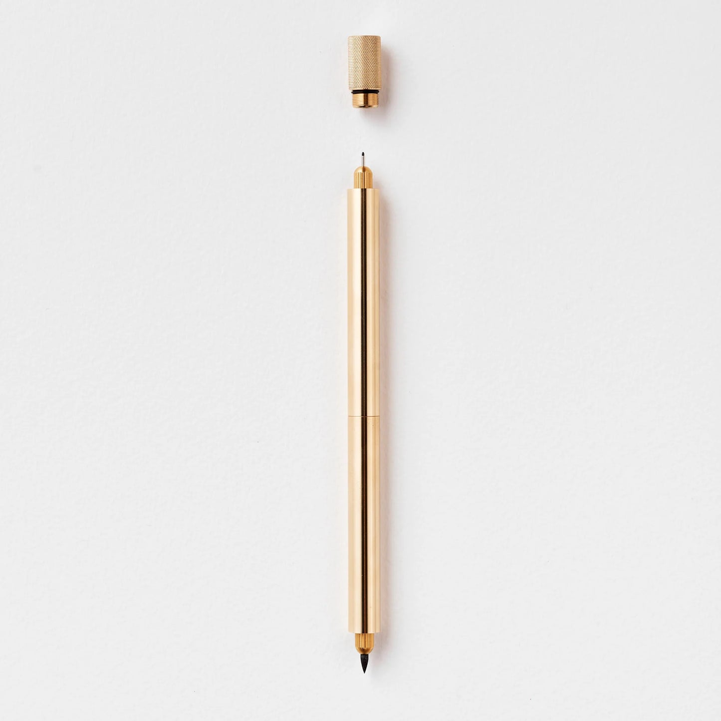 Tom's Studio Lumos Pro The Infinitely Refillable Pen - Brass (Duo Tip)