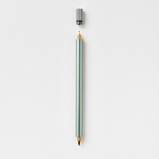 Tom's Studio Lumos Pro The Infinitely Refillable Pen - Sage (Duo Tip)