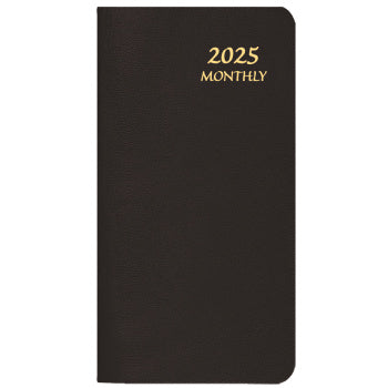 Payne 2025 Skivertex Monthly Pocket Planner Planner (3.5" x 6.5") (Assorted)