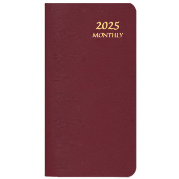 Payne 2025 Skivertex Monthly Pocket Planner Planner (3.5" x 6.5") (Assorted)