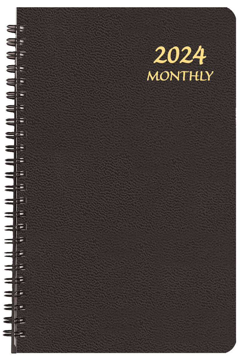 Payne 2024 Skivertex Monthly Planner (5.5" x 8.5") (Assorted)