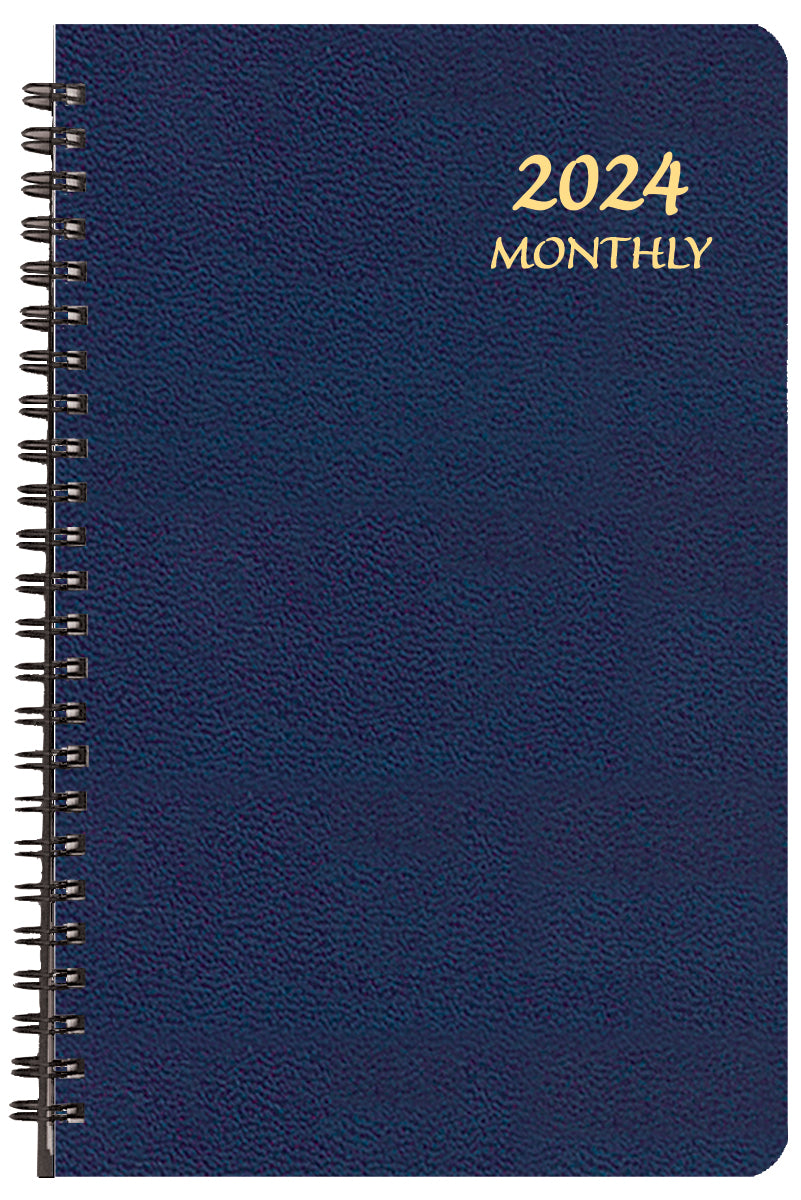 Payne 2024 Skivertex Monthly Planner (5.5" x 8.5") (Assorted)