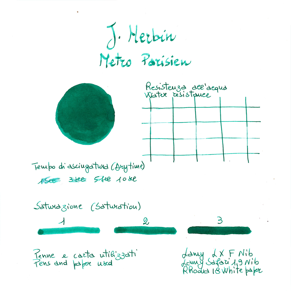 J. Herbin Metropolitan Bottled Ink (30ml)