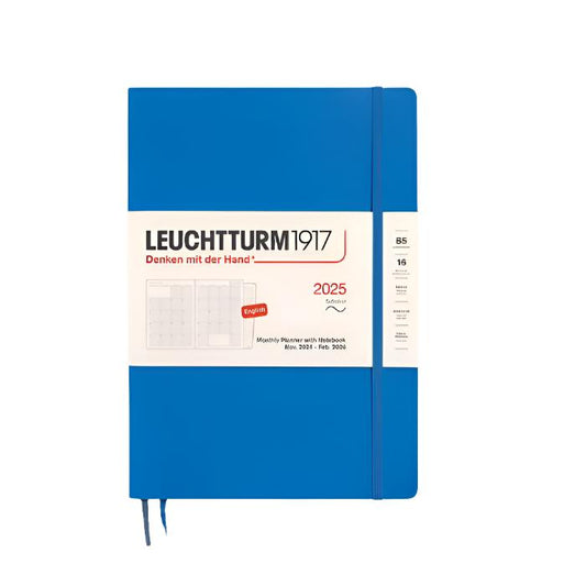 Leuchtturm1917 2025 Composition B5 Monthly Planner with Notebook - Sky