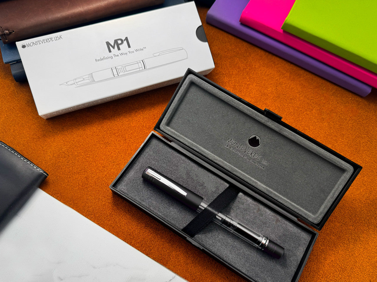 Monteverde MP1 Fountain Pen - Black Noir