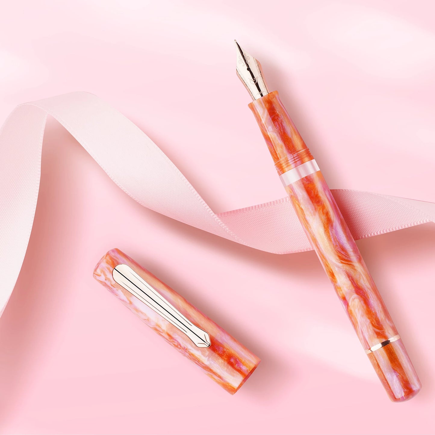 Nahvalur Schuylkill Fountain Pen - Breast Cancer Awareness