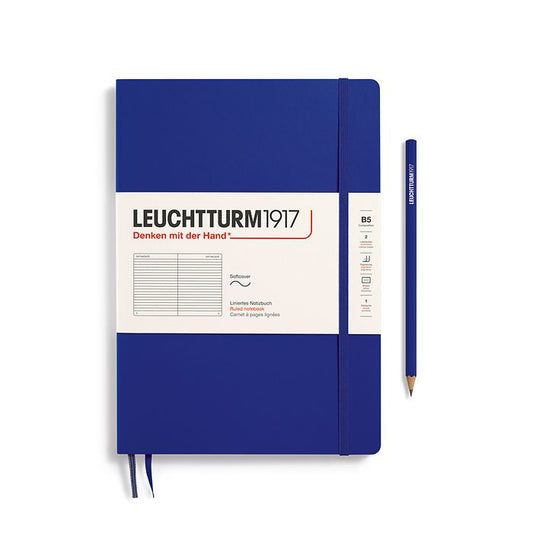 Leuchtturm1917 Composition B5 Softcover Ruled Notebook - Ink