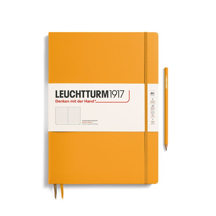 Leuchtturm1917 Master A4+ Hardcover Dotted Notebook - Rising Sun