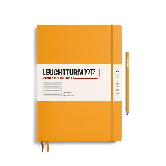 Leuchtturm1917 Master A4+ Hardcover Ruled Notebook - Rising Sun