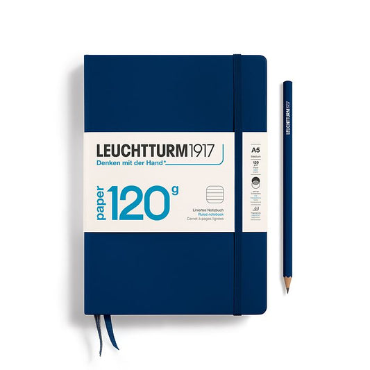 Leuchtturm1917 Edition 120G A5 Ruled Notebook - Navy