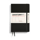 Leuchtturm1917 Paperback B6+ Hardcover Plain Notebook (219 Numbered Pages) - Black