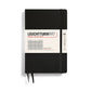 Leuchtturm1917 Paperback B6+ Hardcover Squared Notebook - Black