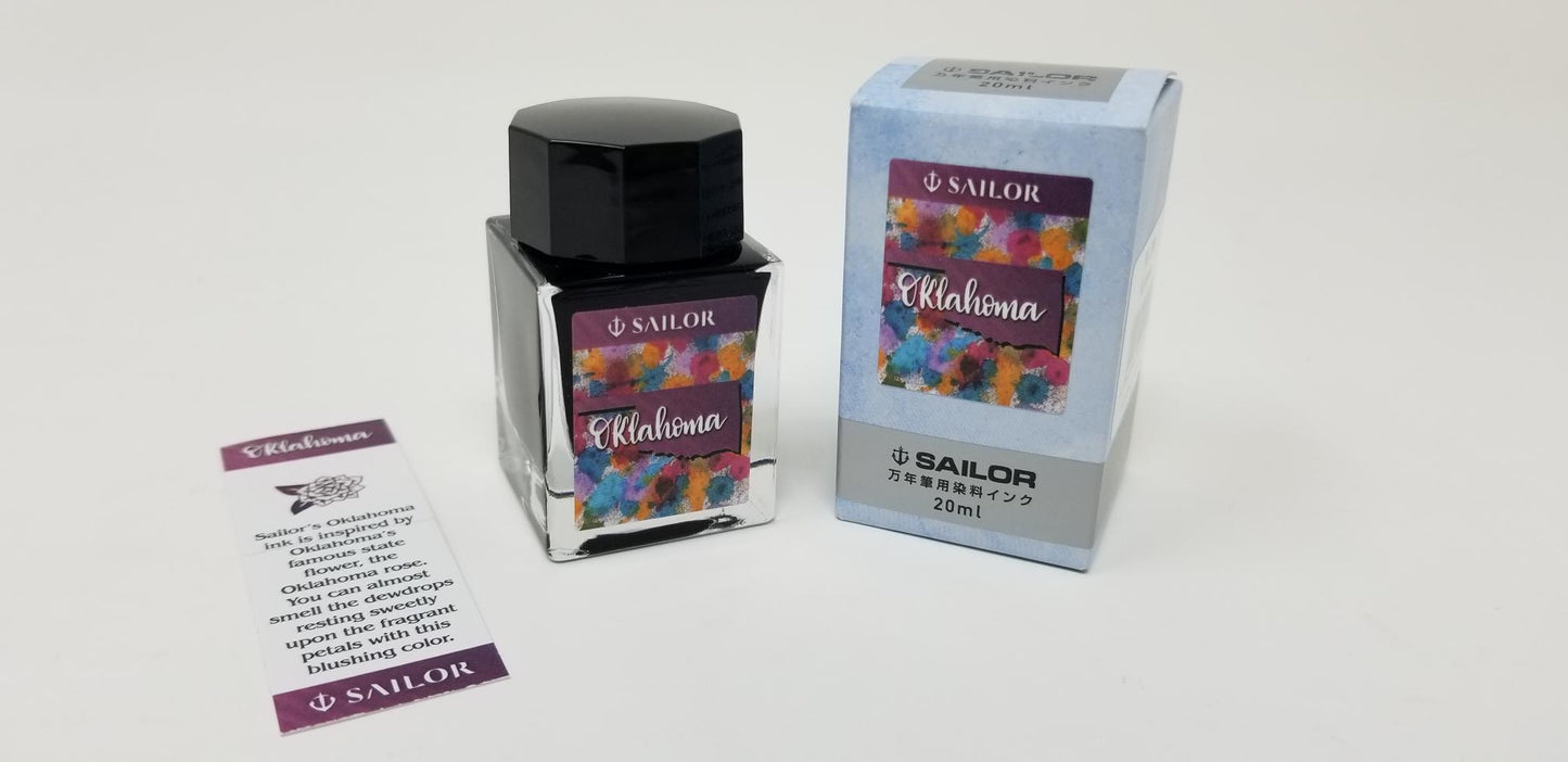 Sailor USA 50 States - Oklahoma (20ml) Bottled Ink