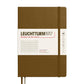 Leuchtturm1917 A5 Medium Hardcover Ruled Notebook - Spice Brown