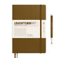 Leuchtturm1917 A5 Medium Hardcover Ruled Notebook - Spice Brown