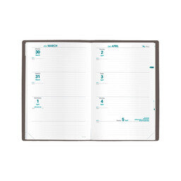 Quo Vadis 2025 Hebdo Weekly Planner - Texas Red