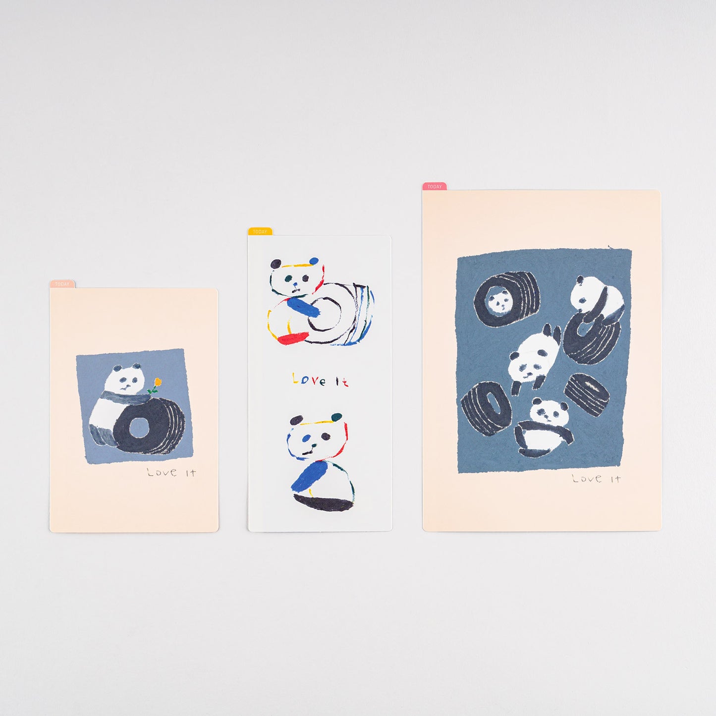 Hobonichi A6 Techo Pencil Board - Jin Kitamura: (Love it (Panda))