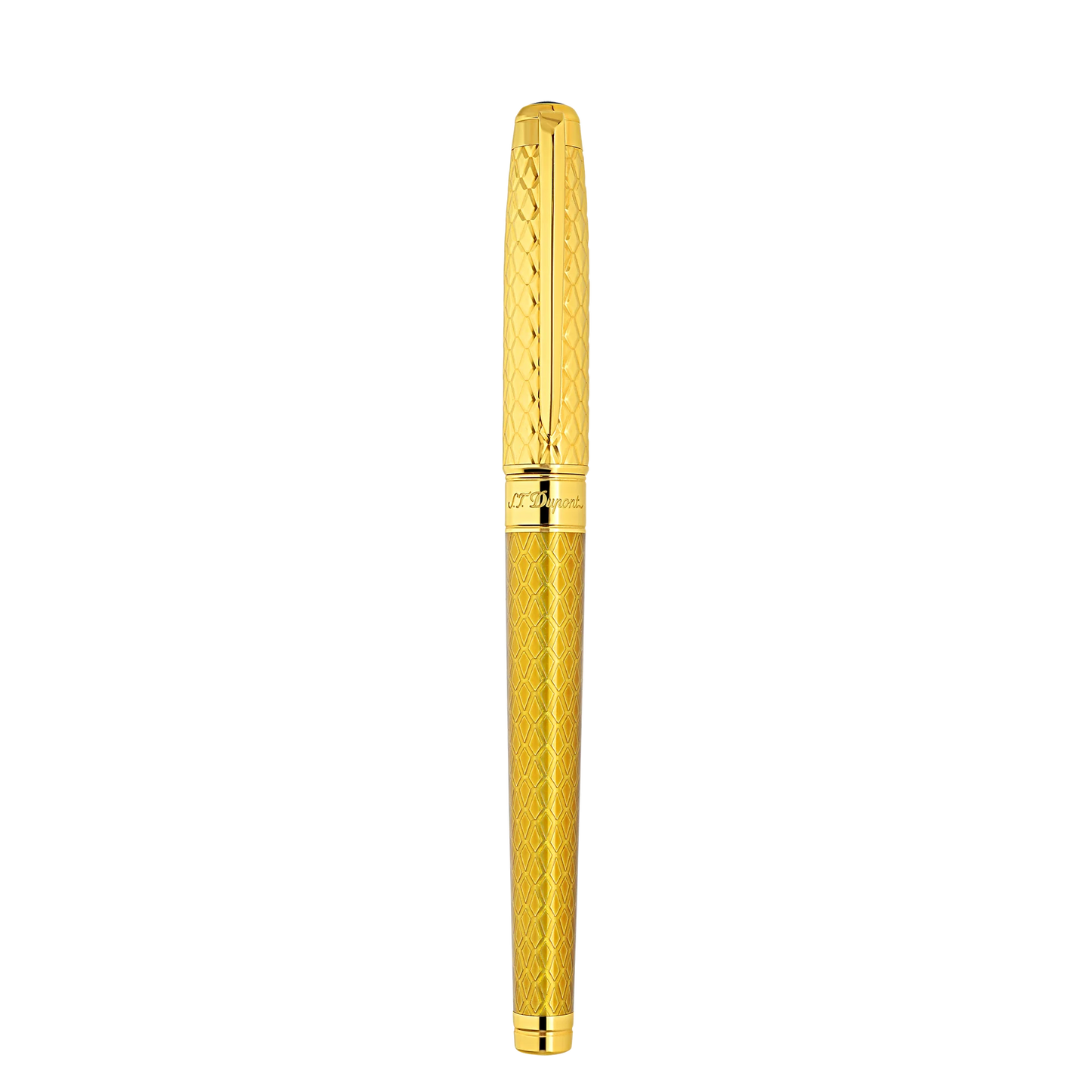 S.T. Dupont Eternity L Fountain Pen - Honey & Golden Dragon Scales