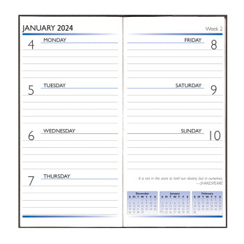 Payne 2025 Skivertex Weekly Pocket Planner (3.5" x 6.5") (Assorted)