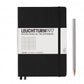 Leuchtturm1917 A5 Medium Hardcover Squared Notebook - Black