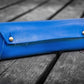 Galen Leather Co. The Student Leather Pencil Case - Blue