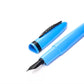 Pineider Modern Times Fountain Pen - France Racing Blue with Black Trim