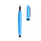 Pineider Modern Times Fountain Pen - France Racing Blue with Black Trim