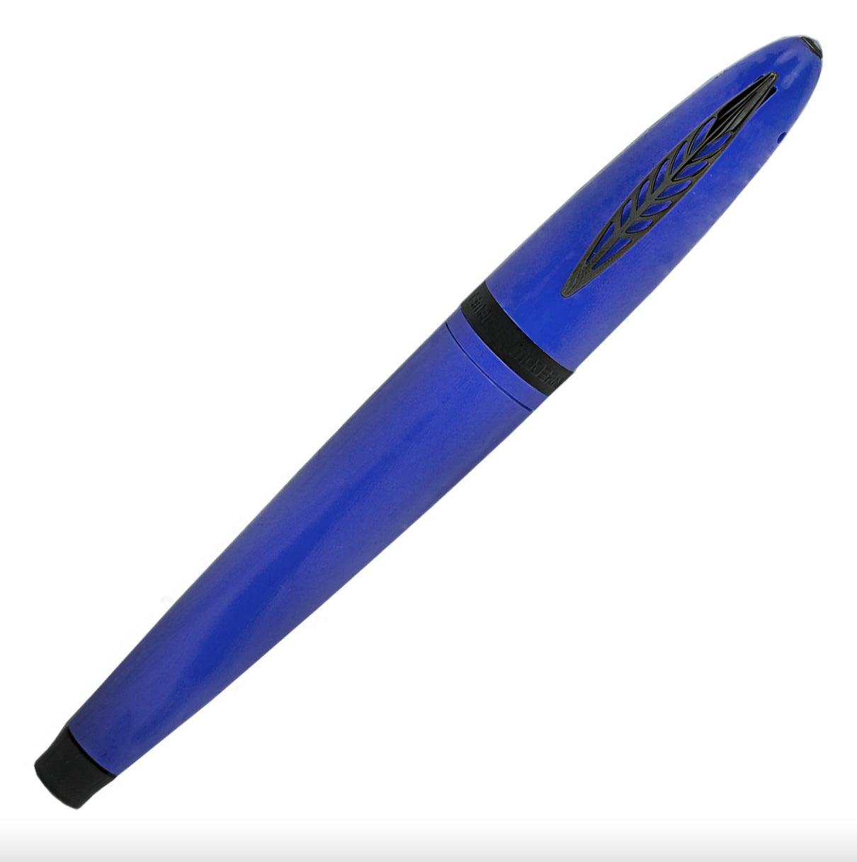 Pineider Modern Times Fountain Pen - Ocean Blue with Black Trim