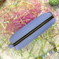 Girologio Pen Case  - Periwinkle Mist (Zippered Leather)