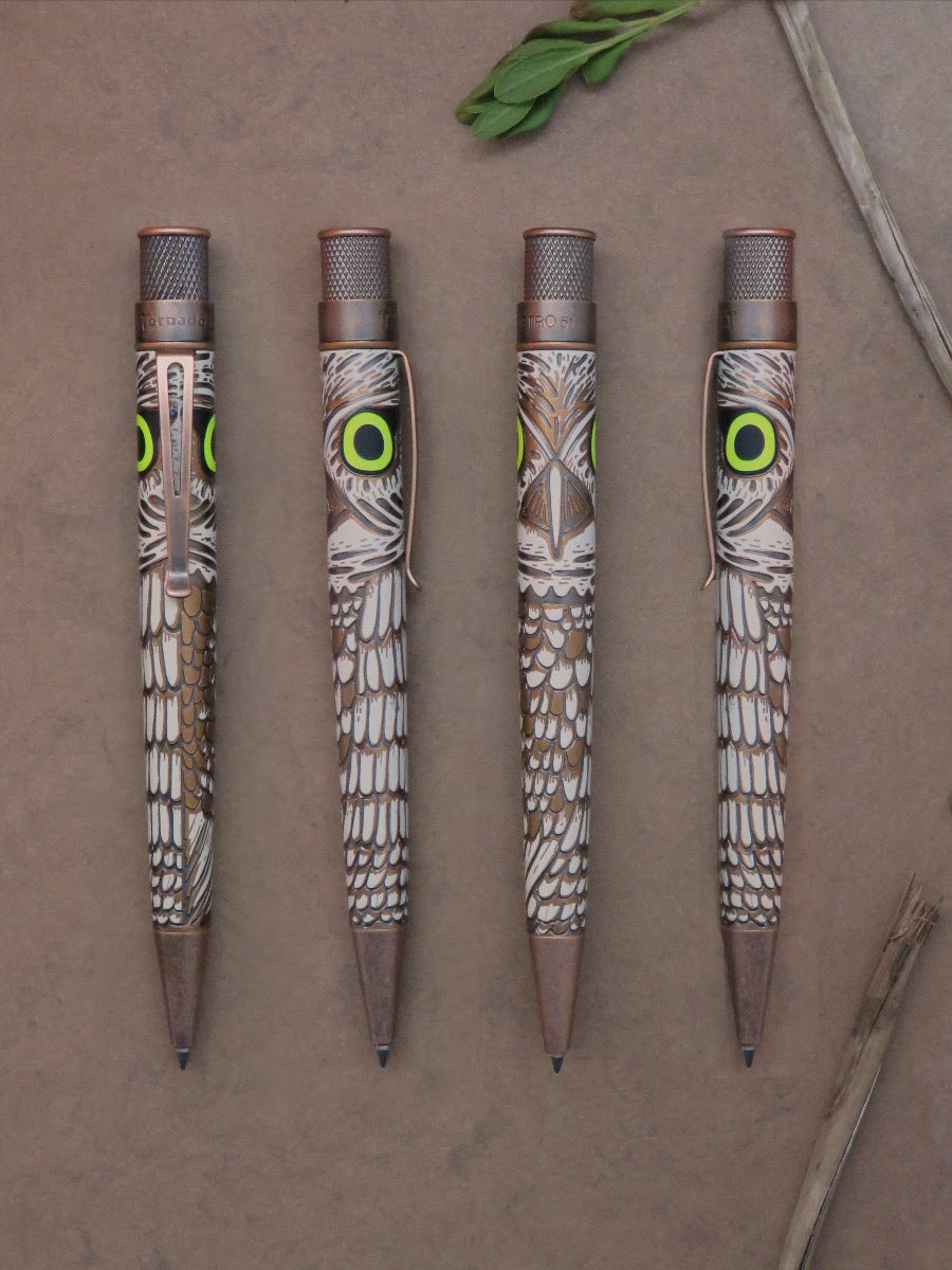 Retro 51 Tornado Rescue Ballpoint - Owl