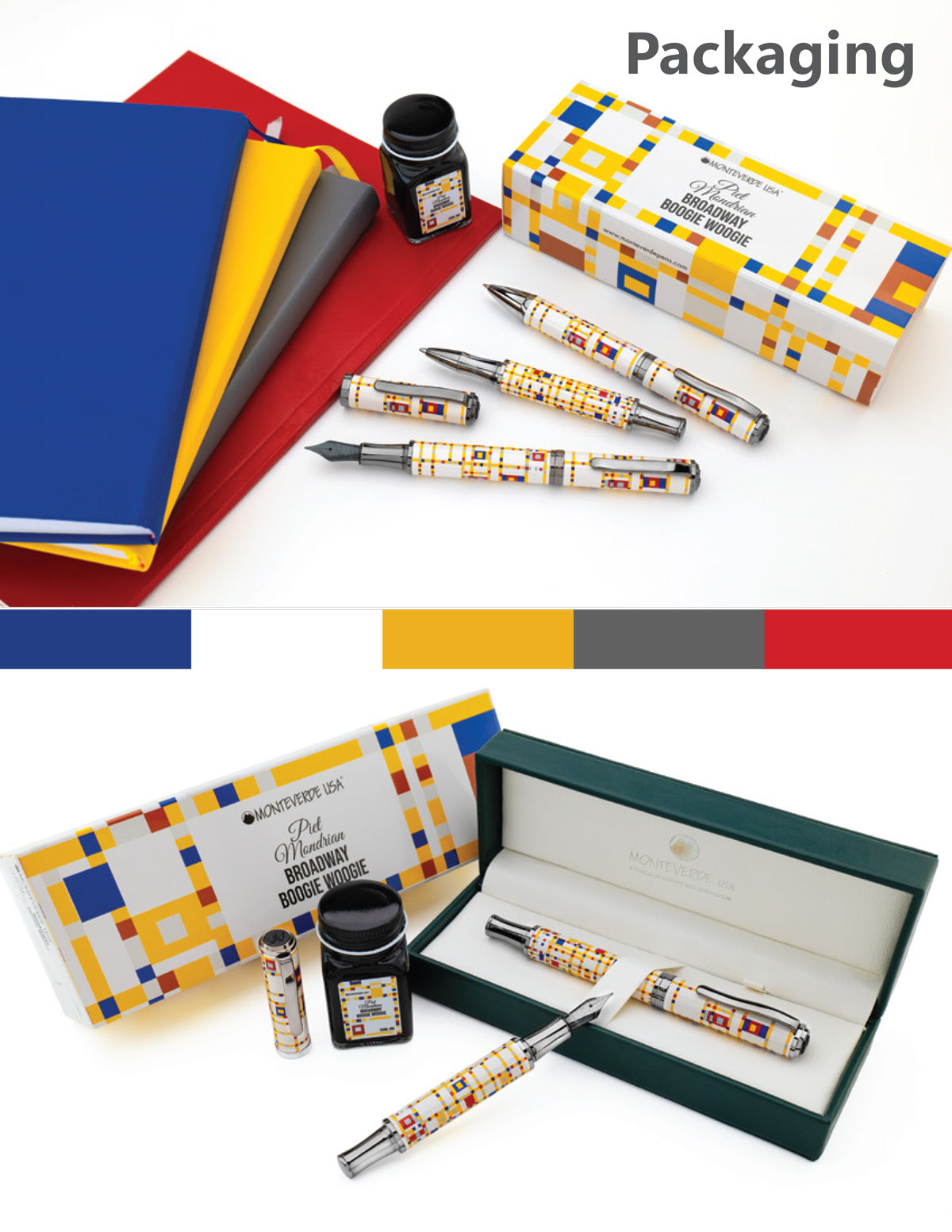 Monteverde USA® Regatta Ballpoint - Mondrian Broadway Boogie Woogie (Limited Edition)