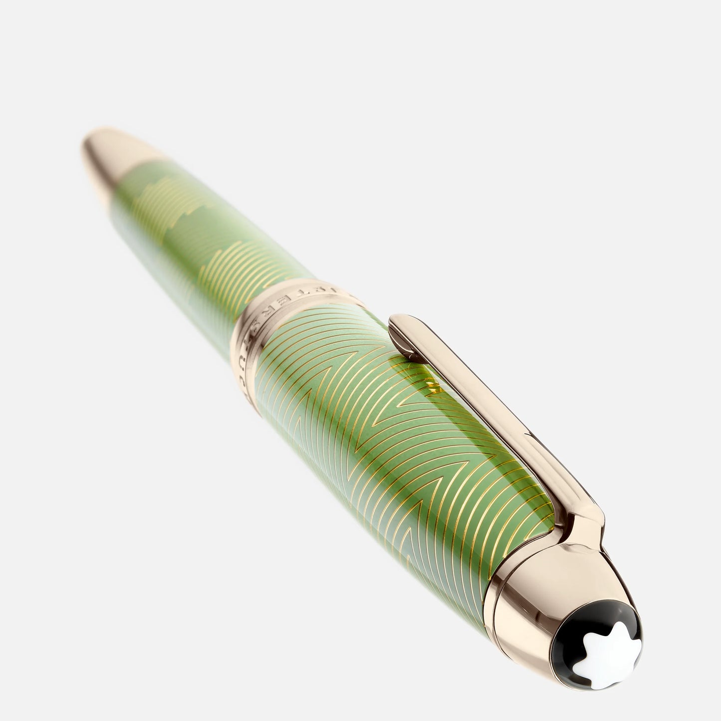 Montblanc Calligraphy Celadon Degrade Fountain Pen (Meisterstück Solitaire LeGrand)