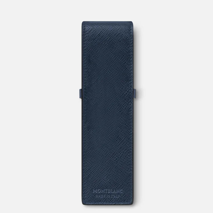 Montblanc Sartorial 2-Pen Pouch - Ink Blue