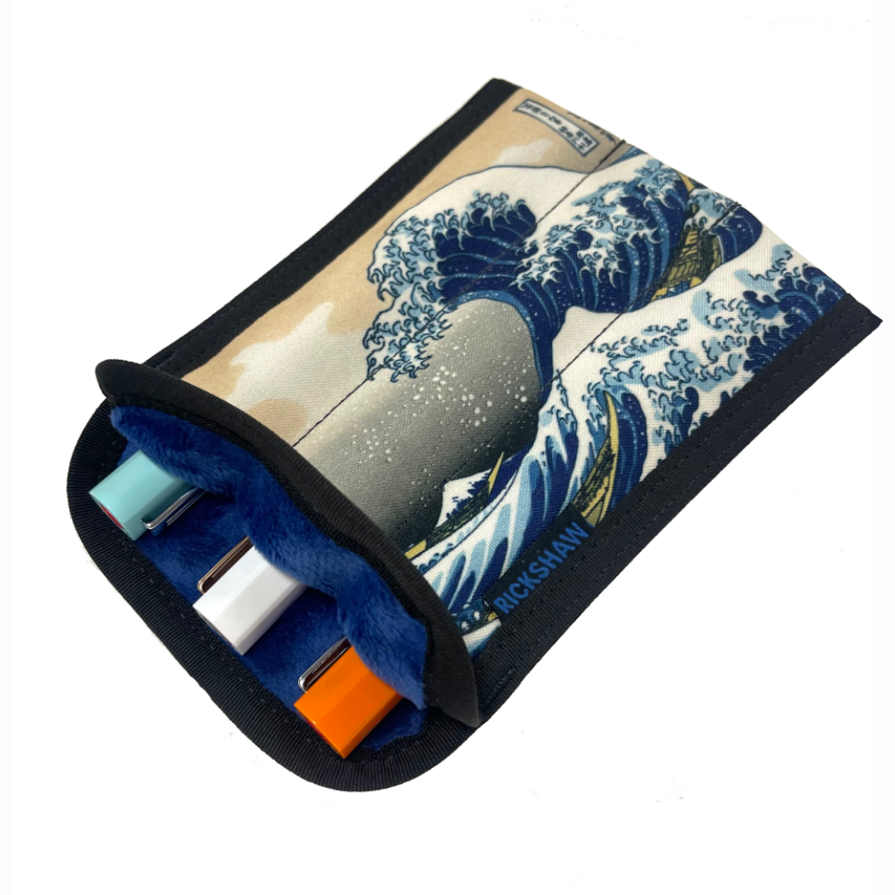 Rickshaw Bagworks 3-Pen Coozy Sleeve - Great Wave