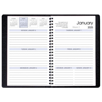 Payne 2025 Skivertex Weekly Planner (8.5" x 10.5") (Assorted)