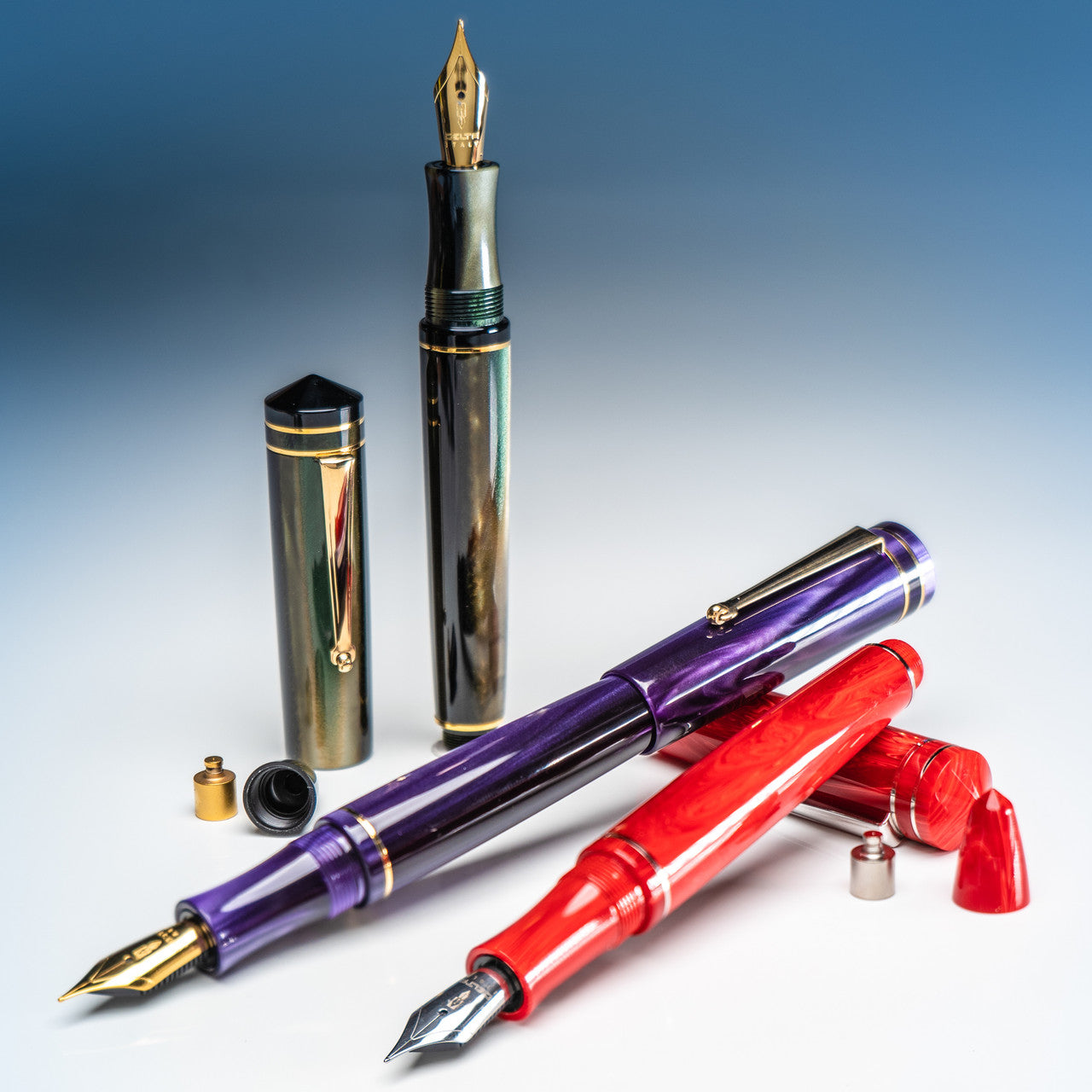 Delta Write Balance Fountain Pen - Purple