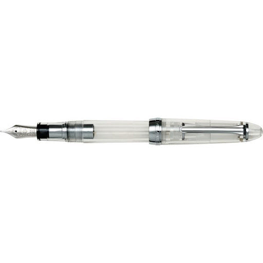 Sailor 1911L Fountain Pen - Transparent with Silver Trim