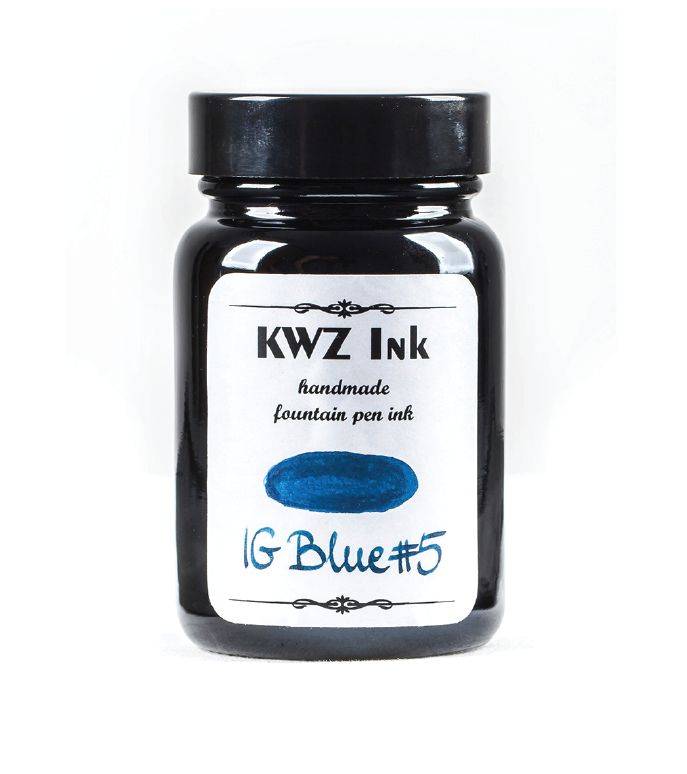 KWZ Blue #5 (60ml) Bottled Ink - Iron Gall