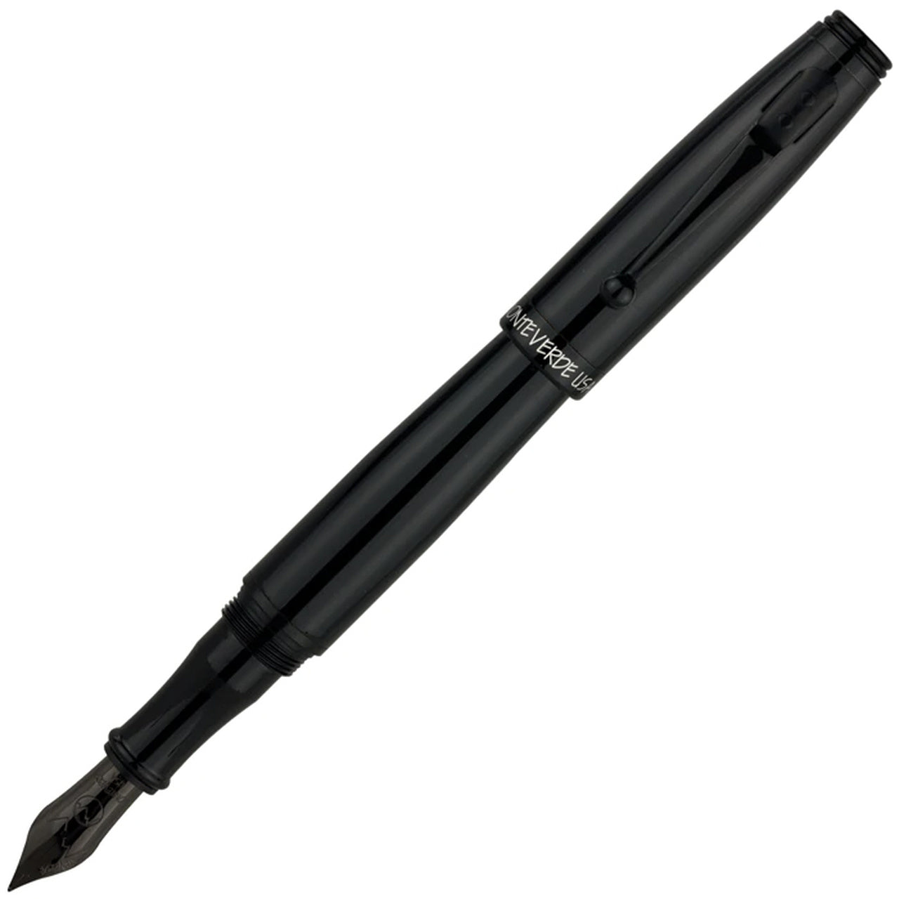 Monteverde Invincia Fountain Pen- Color Fusion Black Stealth