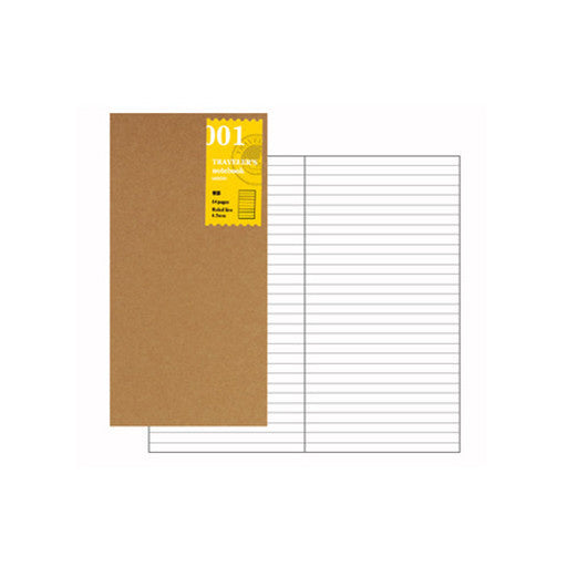 Traveler's Notebook - Passport Size Refill - 001 Lined