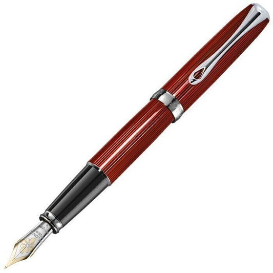 Diplomat Excellence A2 Fountain Pen - Magma Red