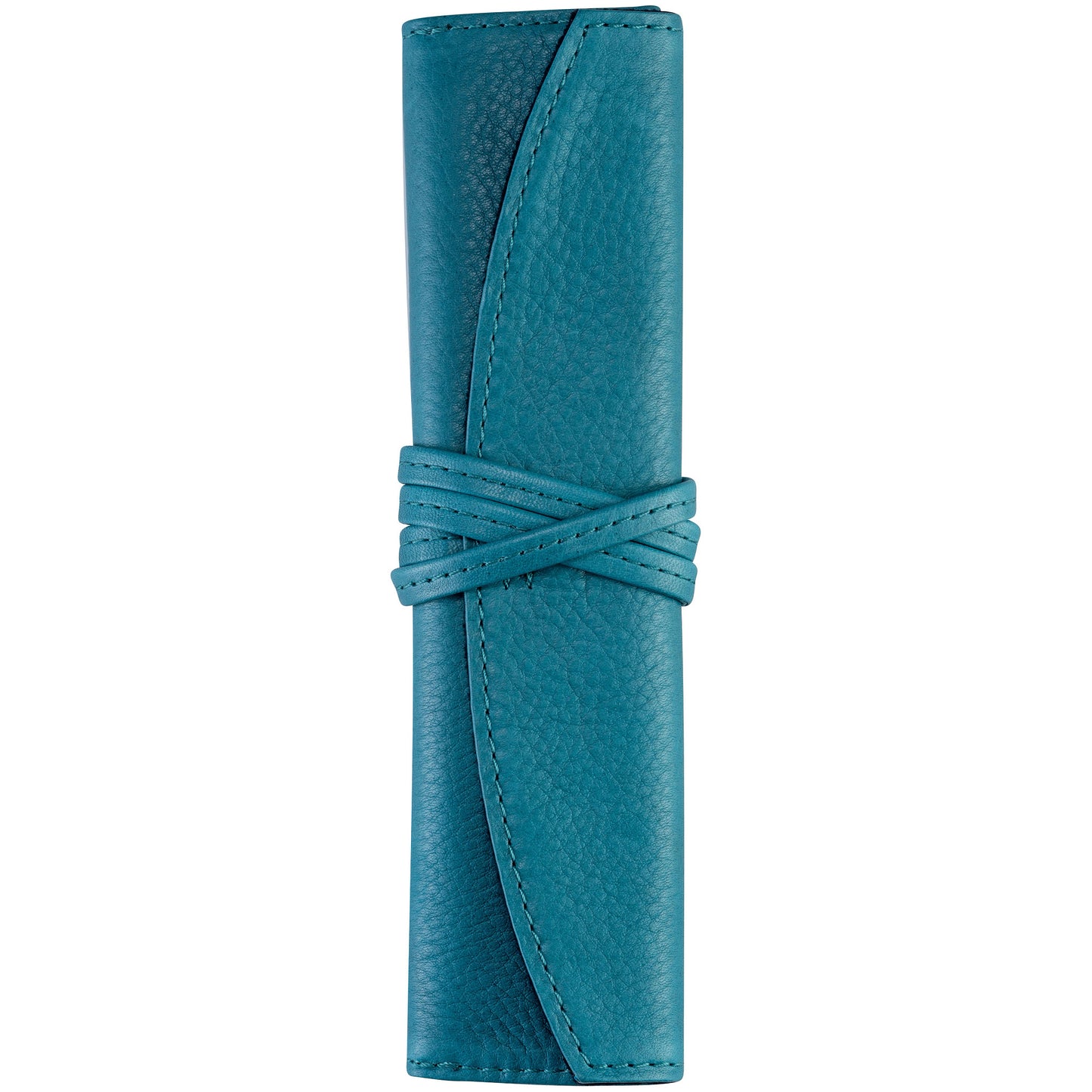 Pilot Pensemble Leather Roll Pen Case - Holds 1 - Forest Blue