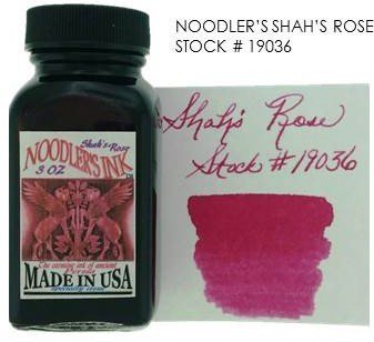 Noodlers Ink Rose Coral 3oz Ink Bottle Refill - Pen Boutique Ltd